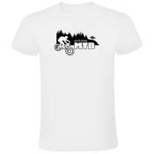 Kruskis Extreme Mtb Short Sleeve T-shirt Blanc 3XL Homme