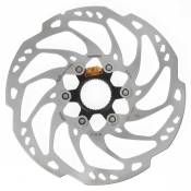 Shimano Slx Center Lock Ice Tec Brake Disc Noir,Argenté 180 mm