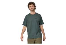 T shirt patagonia p 6 logo responsibili tee vert