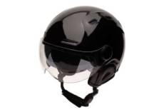 Casque urbain marko helmets unisexe noir brillant