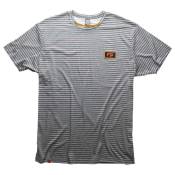 Fox Striped Short Sleeve T-shirt Gris XL Homme