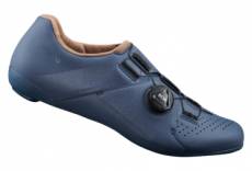 Paire de chaussures route femme shimano rc300 bleu indigo