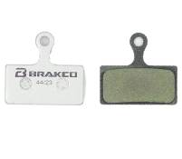 Brakco Silent-mineral Shimano Xt/xtr Br-m900 2011/xt Br-m8002 Disc Brake Pads 25 Units Argenté