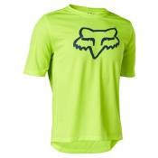 Fox Racing Mtb Ranger Youth Short Sleeve T-shirt Jaune XL Garçon