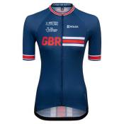 Kalas Great Britain Cycling Team Short Sleeve Jersey Multicolore M Femme