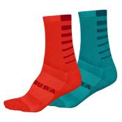 Endura Stripe Coolmax® Socks 2 Pairs Multicolore EU 37-49.5 Homme