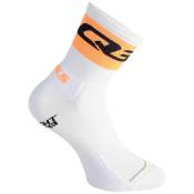 Q36.5 Ultralight Socks Blanc,Orange EU 36-39 Homme