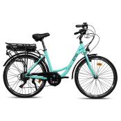 Emg Jammy 26´´ Shimano Electric Bike Argenté One Size / 360Wh