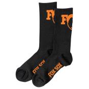 Fox Orange Logo 7´´ Socks Noir EU 40-42 Homme