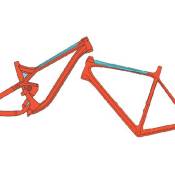 Ridewrap Top Tube Frame Guard Stickers Rouge