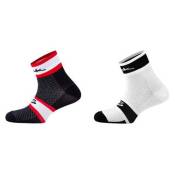 Spiuk Xp Mid Socks 2 Pairs Multicolore EU 36-39 Homme