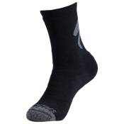 Specialized Merino Deep Winter Logo Long Socks Noir EU 46 Homme