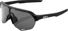 100% Eyewear S2 Soft Tact Black Smoke Lens Sunglasses, Smoke