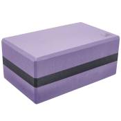 Bloc de yoga BeElite Eco (10 cm) - Purple