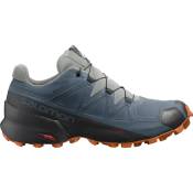 Salomon Speedcross 5 Gore-Tex Trail Shoes - Mallard Blue/Wrought Iron/Vibrant Orange