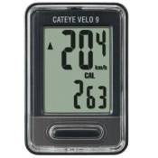 Compteur vélo Cateye Velo 9 Wired - Grey