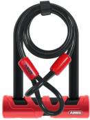 Antivol en U Abus Ultimate 420 (avec câble), Black/Red