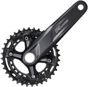Shimano M5100 Deore 11 Speed Double Chainset, Black