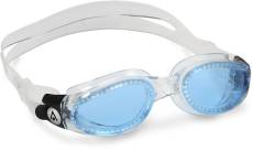 Lunettes de natation Aqua Sphere Kaiman (verres sombres) - Clear/Blue