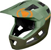 Endura Singletrack Full Face Helmet, Olive Green