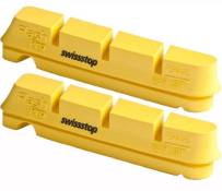 Patins de frein Swissstop Flash Pro (jaunes, sur jante en carbone) - Yellow
