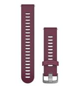Garmin 20mm Quick Release Silicone Watch Band, Berry