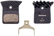 Shimano L05A Resin Dura-Ace/Ultegra/105/GRX Disc Brake Pads With Fins, Black
