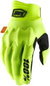 100% Cognito D30 Gloves, Fluo Yellow/Black