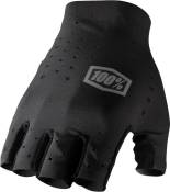 100% MTB Sling Short Finger Gloves, Black