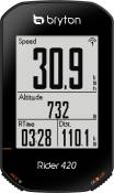 Compteur cycliste GPS Bryton Rider 420E - Black