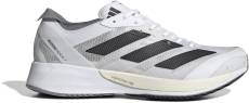 adidas Women's ADIZERO ADIOS 7 Running Shoes - Ftwr White/Core Black/Grey Three