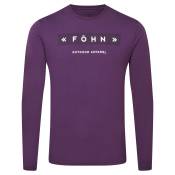 Föhn Logo Long Sleeve Tee - INSIGNIA - Purple Pennant
