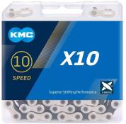 KMC X10 10 Speed Bike Chain, Silver