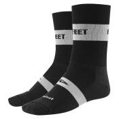 Defeet Aireator Team Classic Socks, Black/White