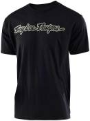 T-shirt Troy Lee Designs Signature 2013, Black