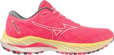 Mizuno Women's Wave Inspire 19 Running Shoes - High-Vis Pink/Snow White/Luminous