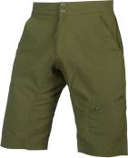 Endura Hummvee Lite Shorts with Liner, Olive Green