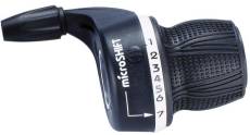 microSHIFT MS29-8R Twist Type 8 Speed Gear Shifter, Black