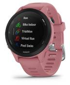 Garmin Forerunner 255S GPS Running Watch AW22, Light Pink