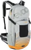 Evoc FR Enduro E-Ride Protector 16L Backpack, Stone/Bright Orange
