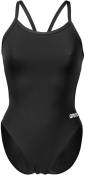 Arena Women's Team Swimsuit Challenge Solid Swimsuit - Black/White