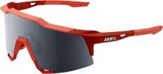 100% Eyewear Speedcraft SL Soft Tact Coral Sunglasses, Smoke