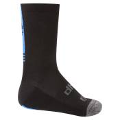 dhb Aeron Winter Weight Merino Sock 2.0, Black/Blue