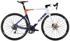 Vélo de route Cinelli Pressure Ultegra (à disque, 2023) - White/Blue/Orange
