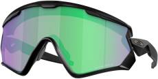 Oakley Eyewear Wind Jacket 2.0 Matte Black Sunglasses ( Prizm Road Jade Lens)