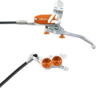 Hope Tech 4 E4 Brake - No Rotor - Silver - Orange