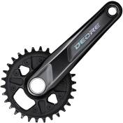 Shimano Deore M6130 Super Boost 12 Speed Chainset, Black