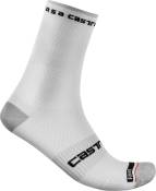 Castelli Rosso Corsa Pro 15 Socks, White